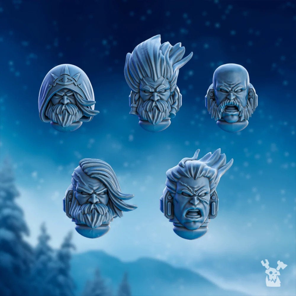 Stormbringers - Commander Heads - DakkaDakka