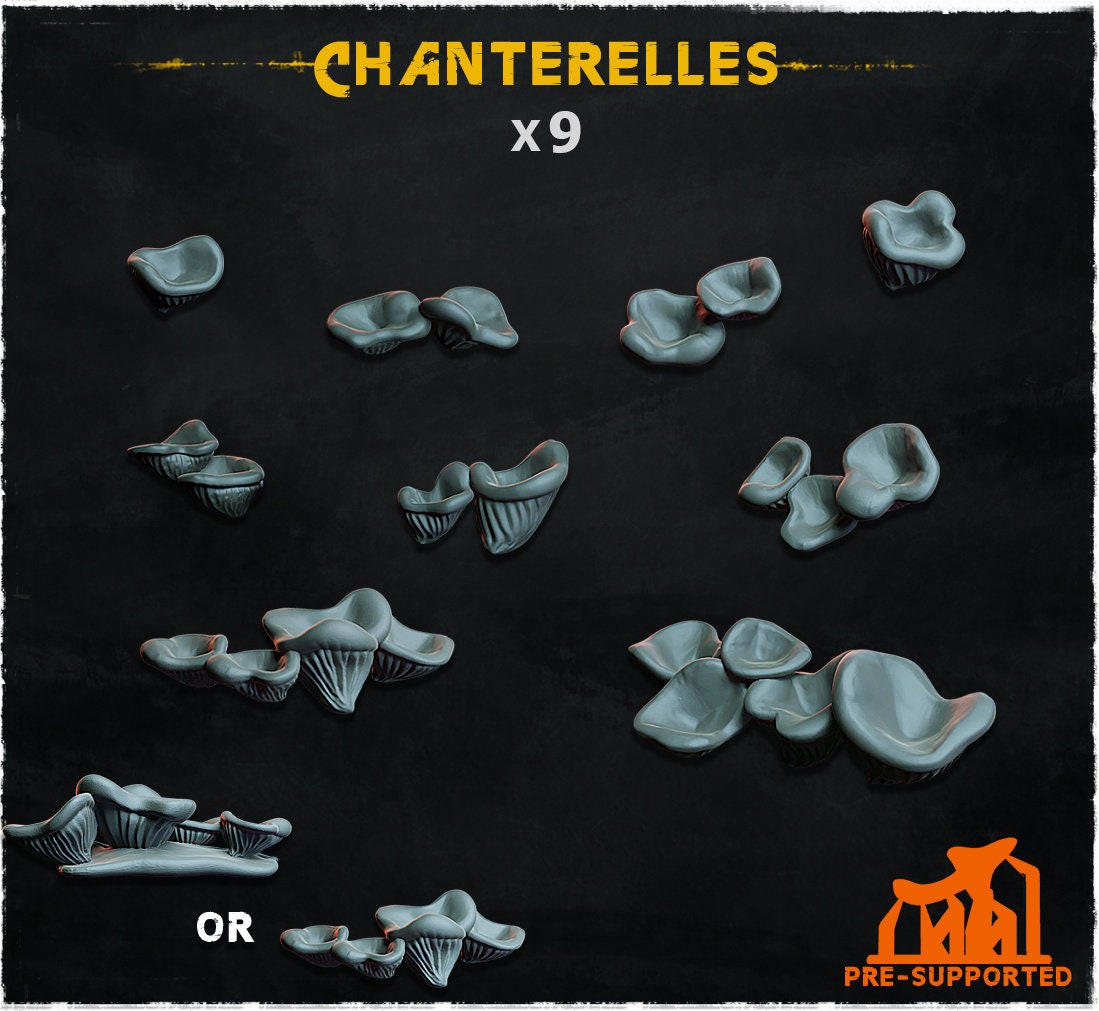 Chanterelles - Basing Bits - 32mm Basing