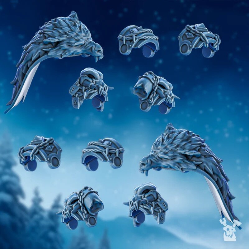 Stormbringers - Commander Shoulderpads - DakkaDakka