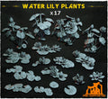 Water lily plants - Basing Bits - 32mm Basing