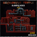 Barricades - Mechanicus temple - Basing Bits - 32mm Basing