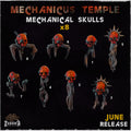 Mechanicus temple - Mechanical Skulls - Basing Bits