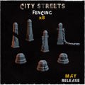 City Streets - Fencing Basing Bits - 32mm Basing