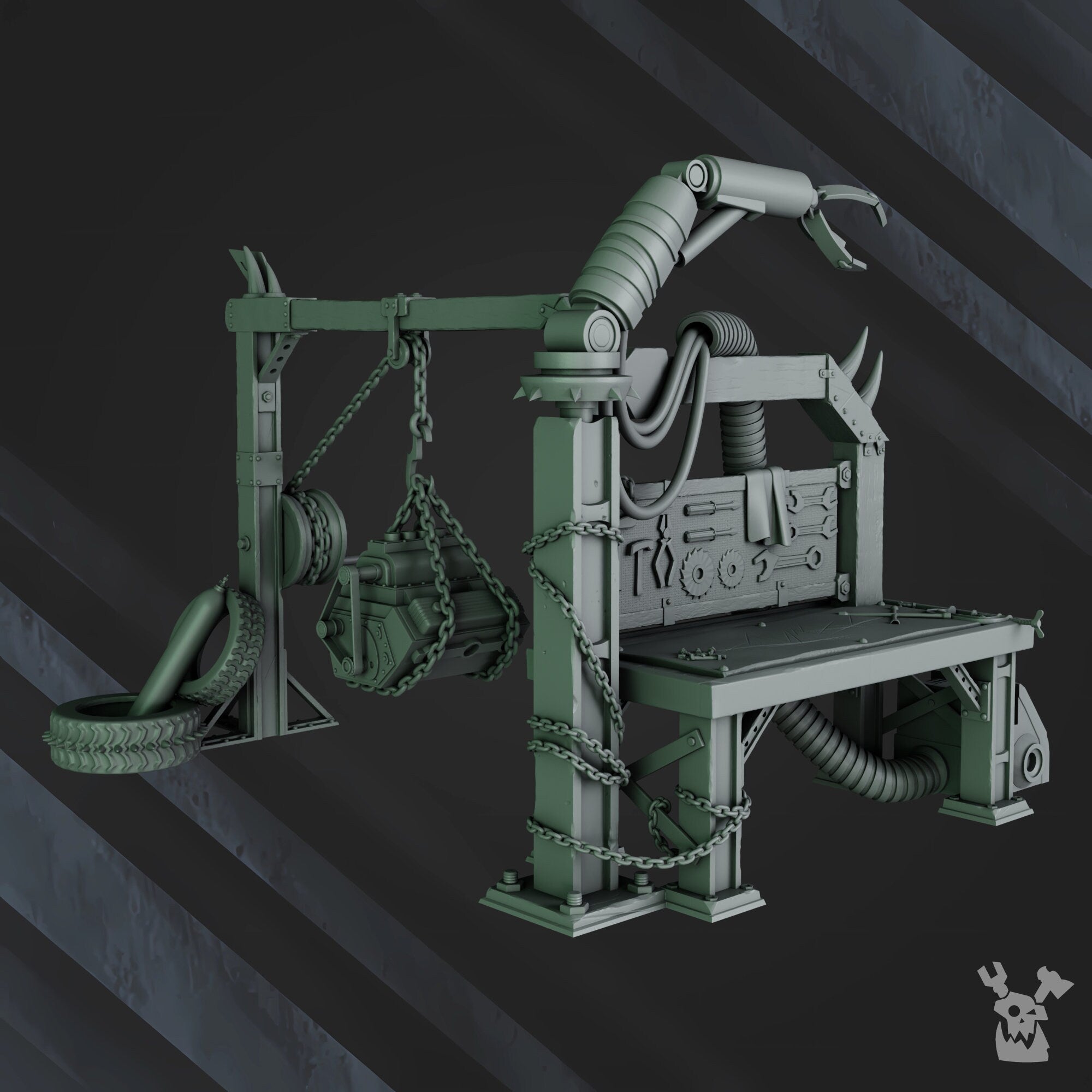 Orcs - Mekaz Hogyard Terrain - DakkaDakka