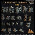 Destroyed Elements - 32mm Basing