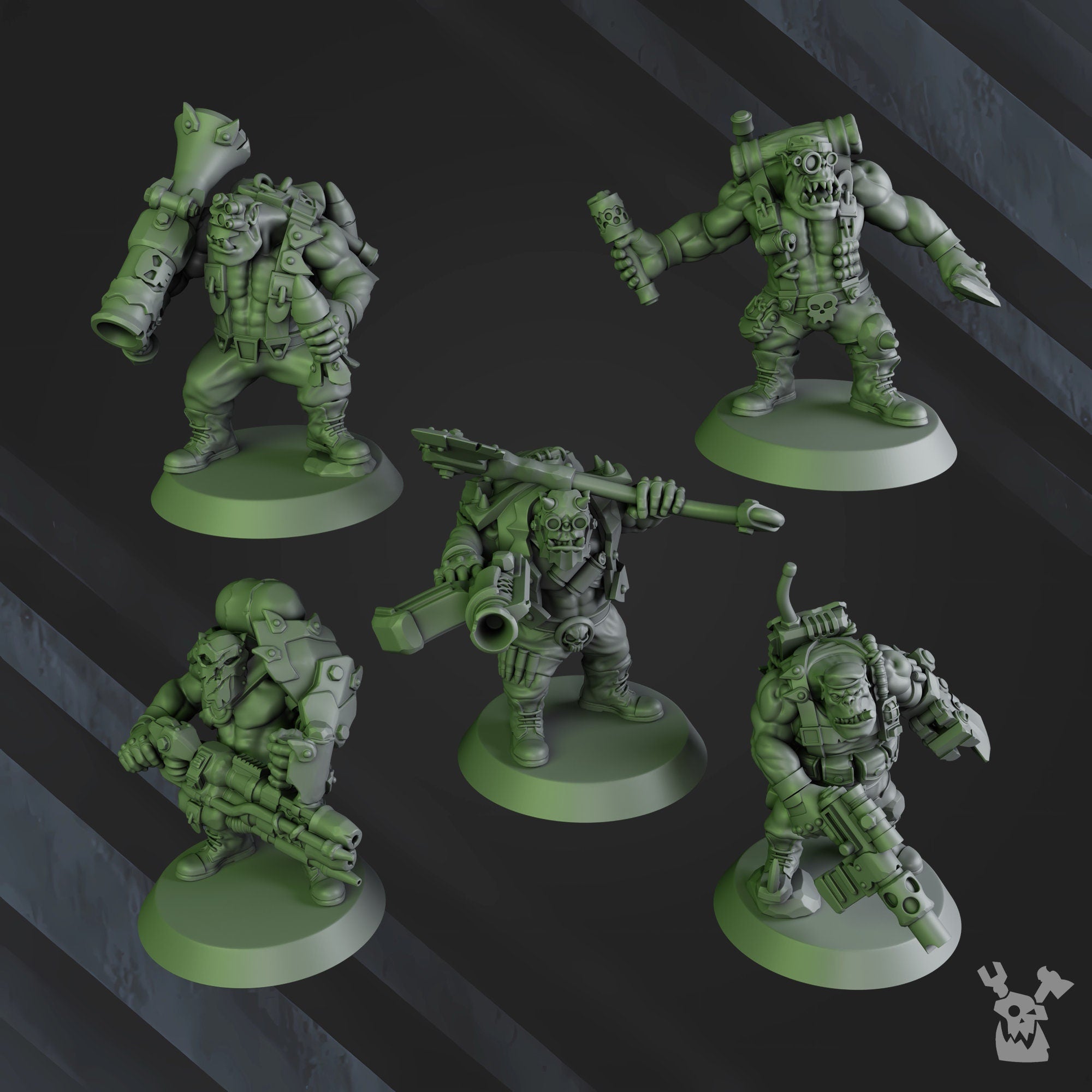 Orcs - Blak Orks Mob - DakkaDakka