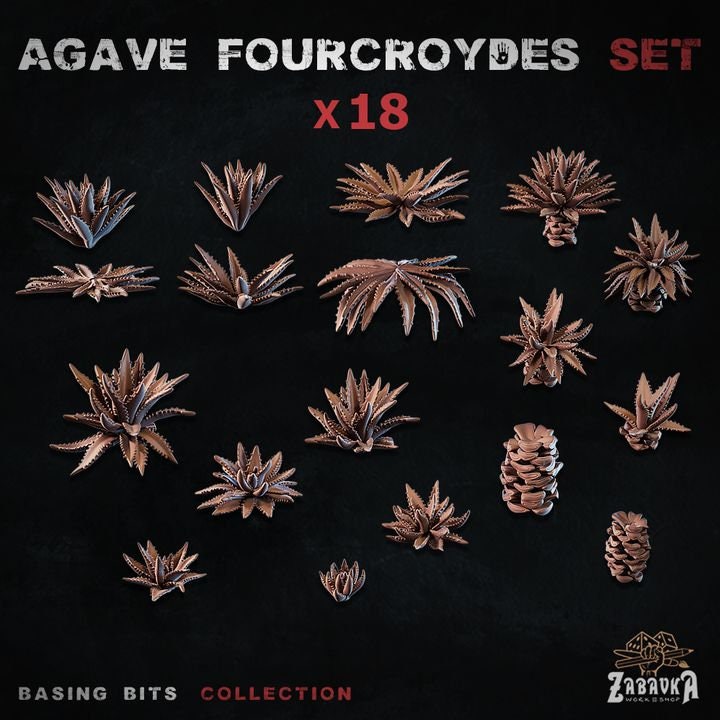 Agave Fourcroydes - Basing Bits - 32mm Basing