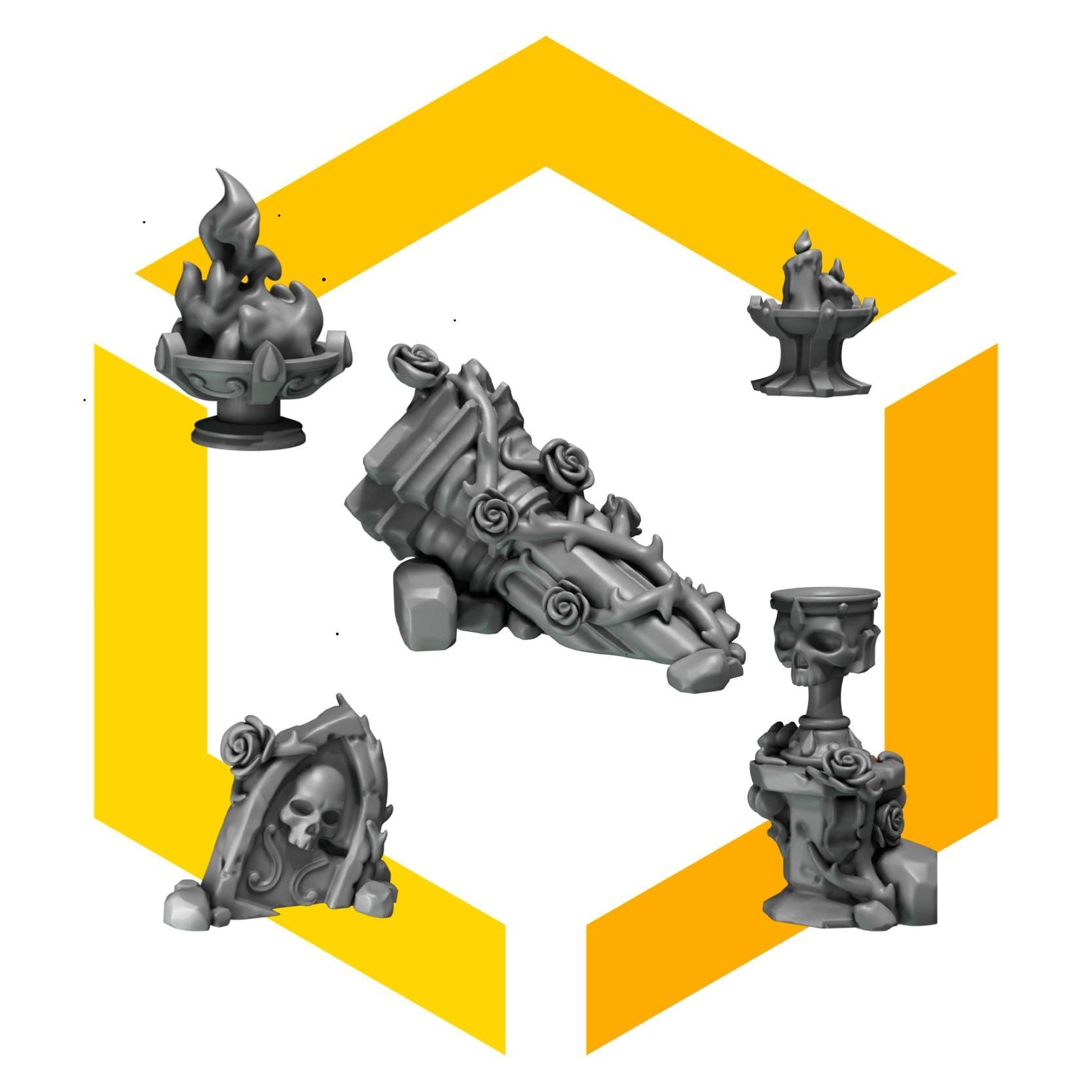 Crimson Lords Termi Pack - Basing #2 - GreyTide Studio