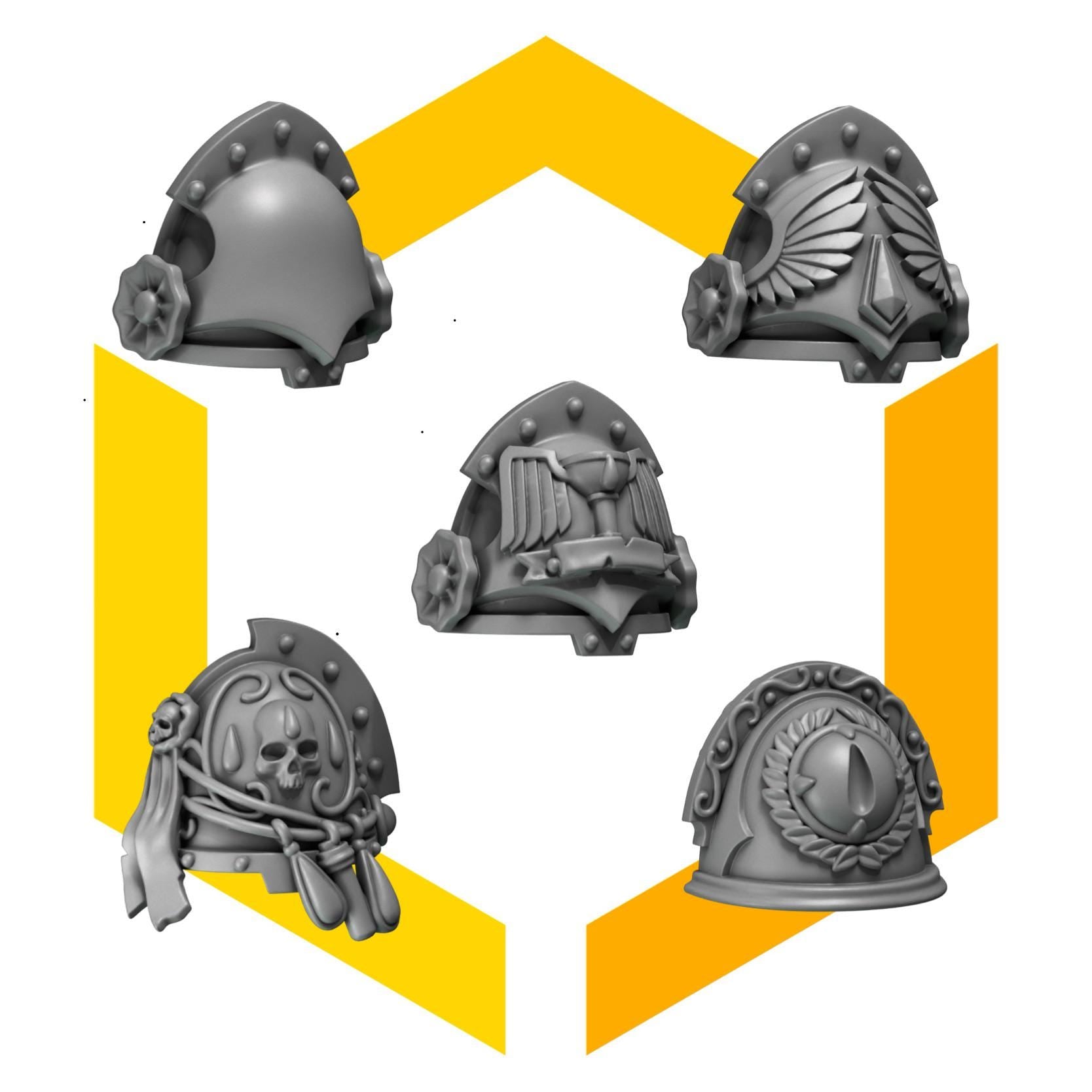 Crimson Lords - Shoulderpads #4 - GreyTide Studio