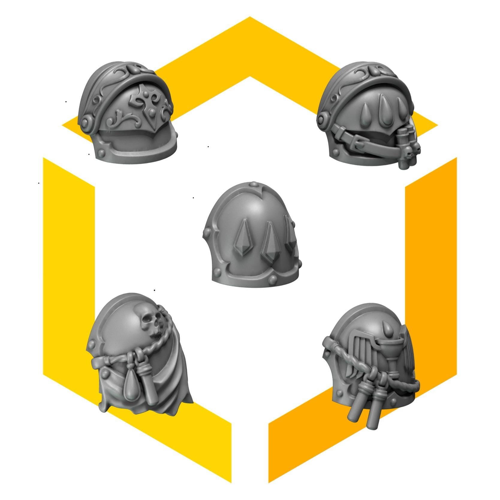 Crimson Lords - Shoulderpads #5 - GreyTide Studio