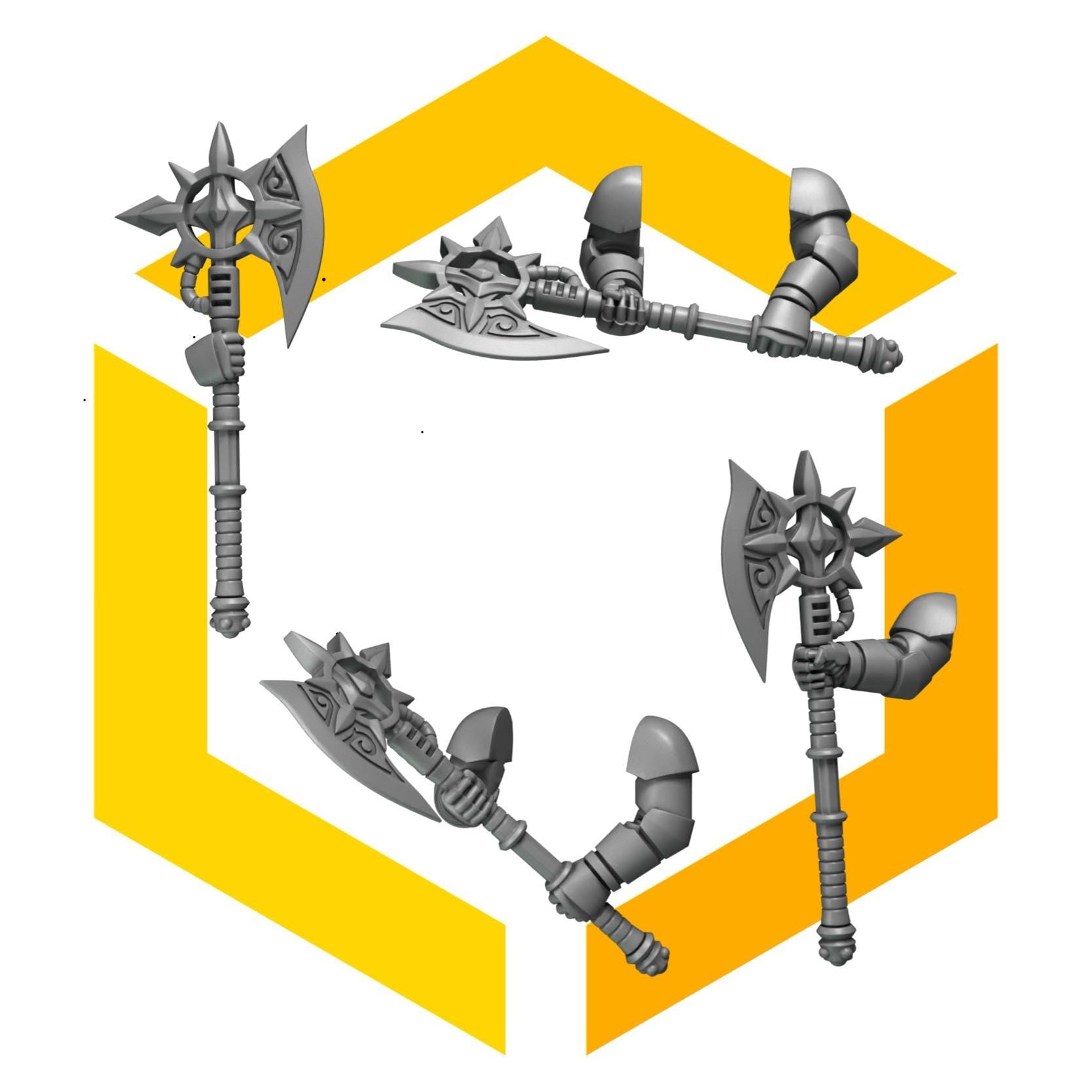 Crimson Lords - Two Handed Axes - GreyTide Studio