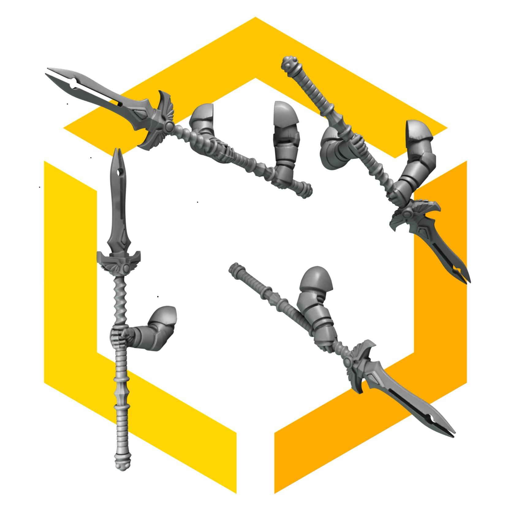 Crimson Lords - Two handed spears #1 - GreyTide Studio
