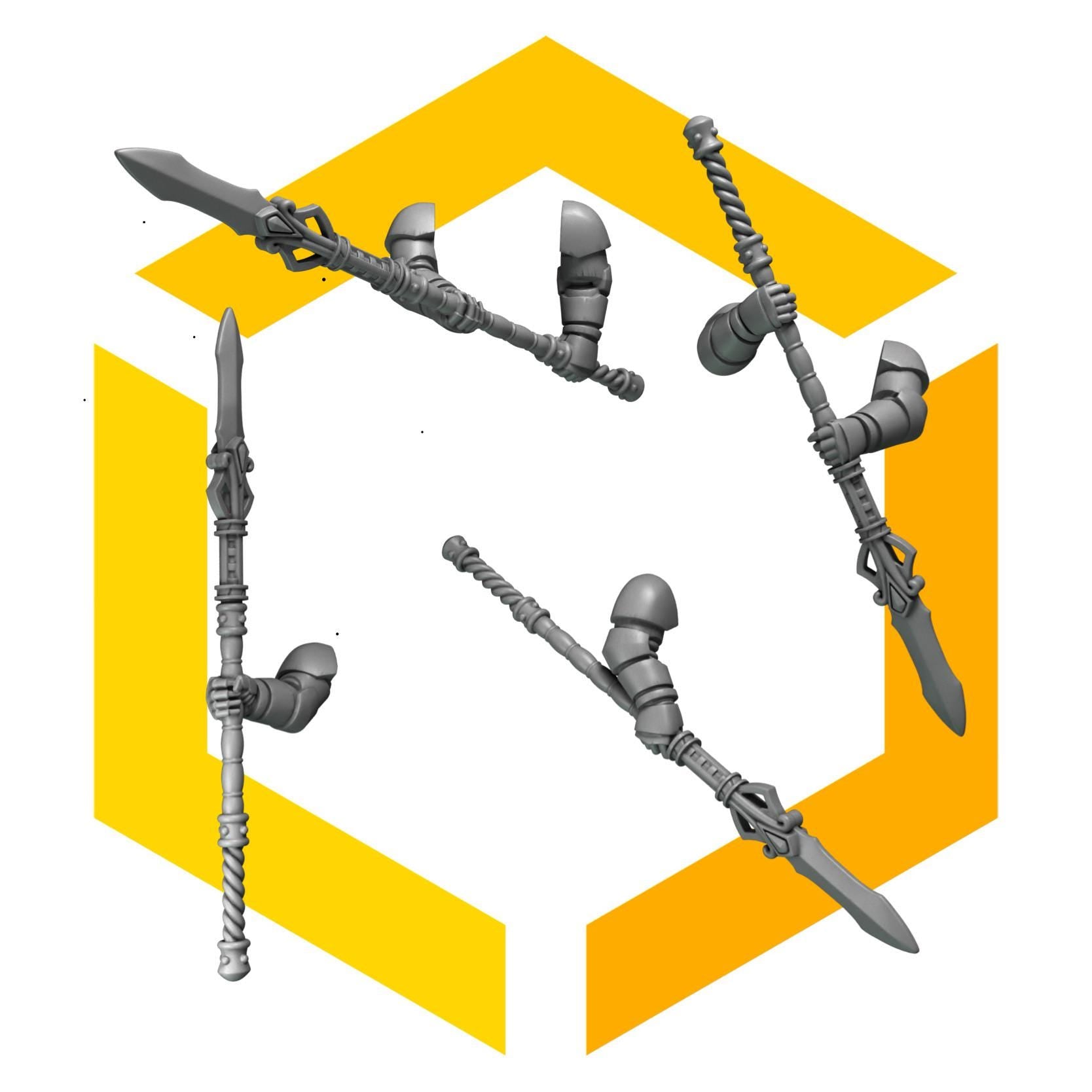 Crimson Lords - Two handed Spears #4 - GreyTide Studio