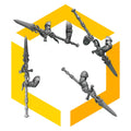 Crimson Lords - Two handed Spears #5 - GreyTide Studio