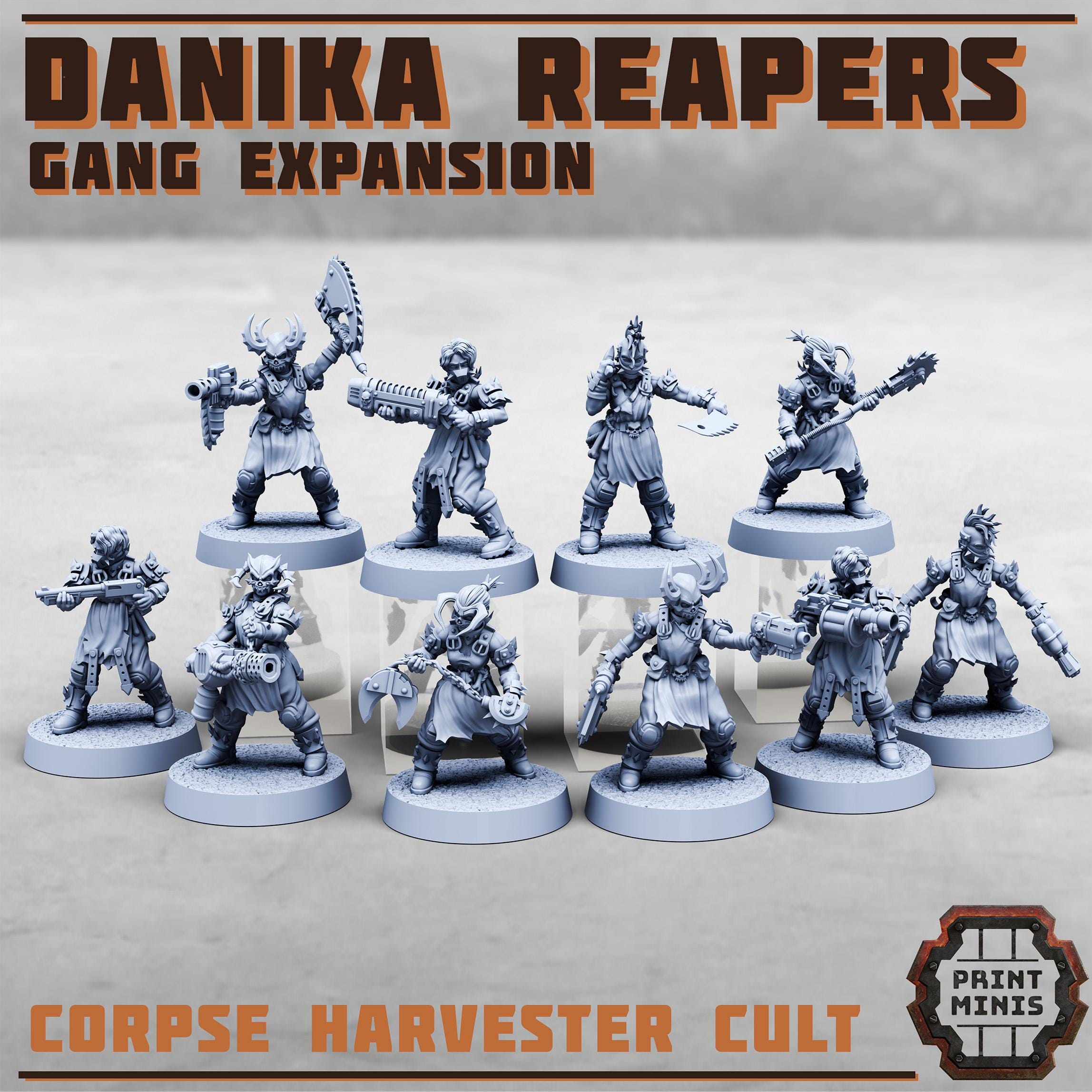 Print Minis - Danika Reapers - Gang Expansion