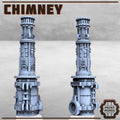 Print Minis - Industrial Chimney - 32mm Basing