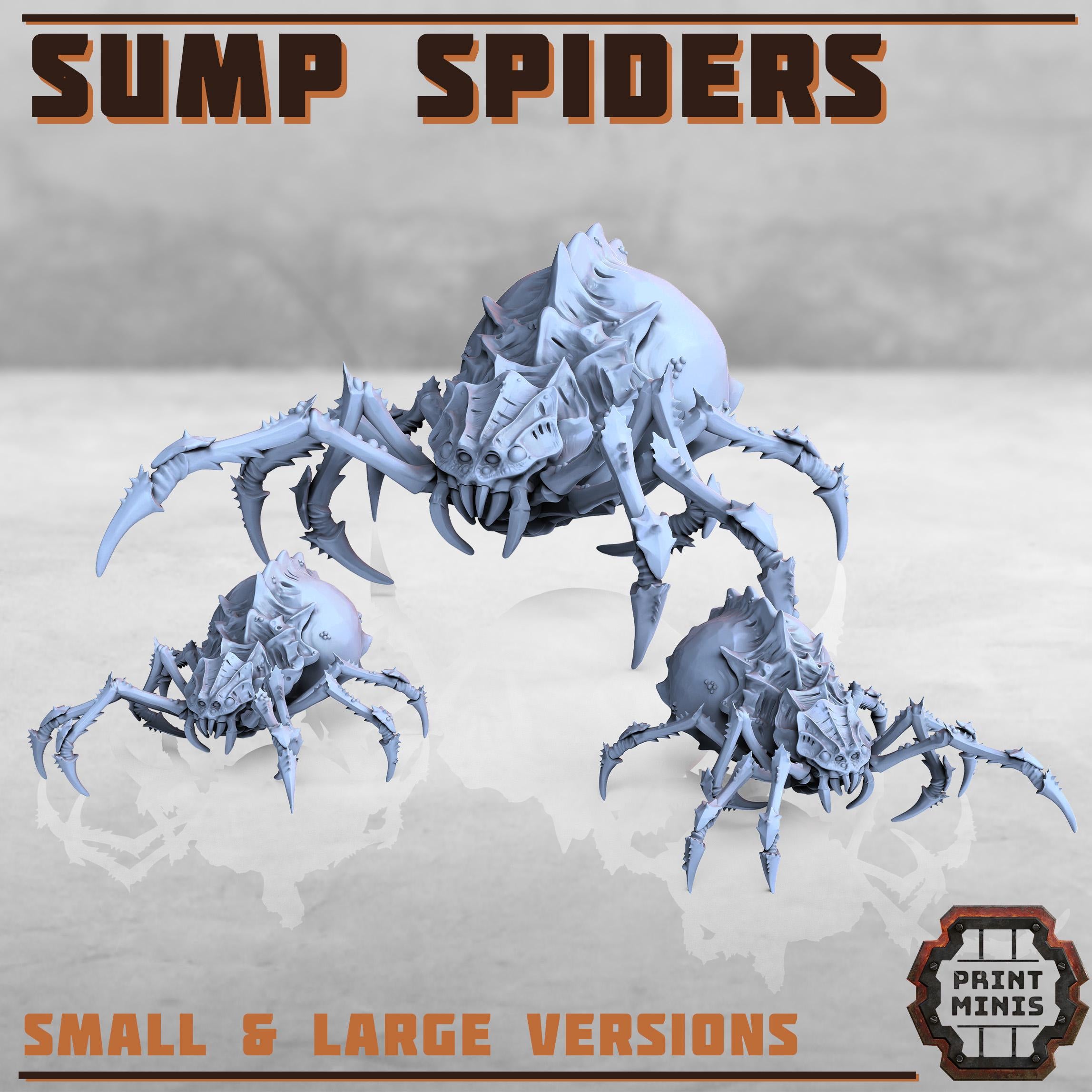 Print Minis - Sump Spiders - Gang Expansion