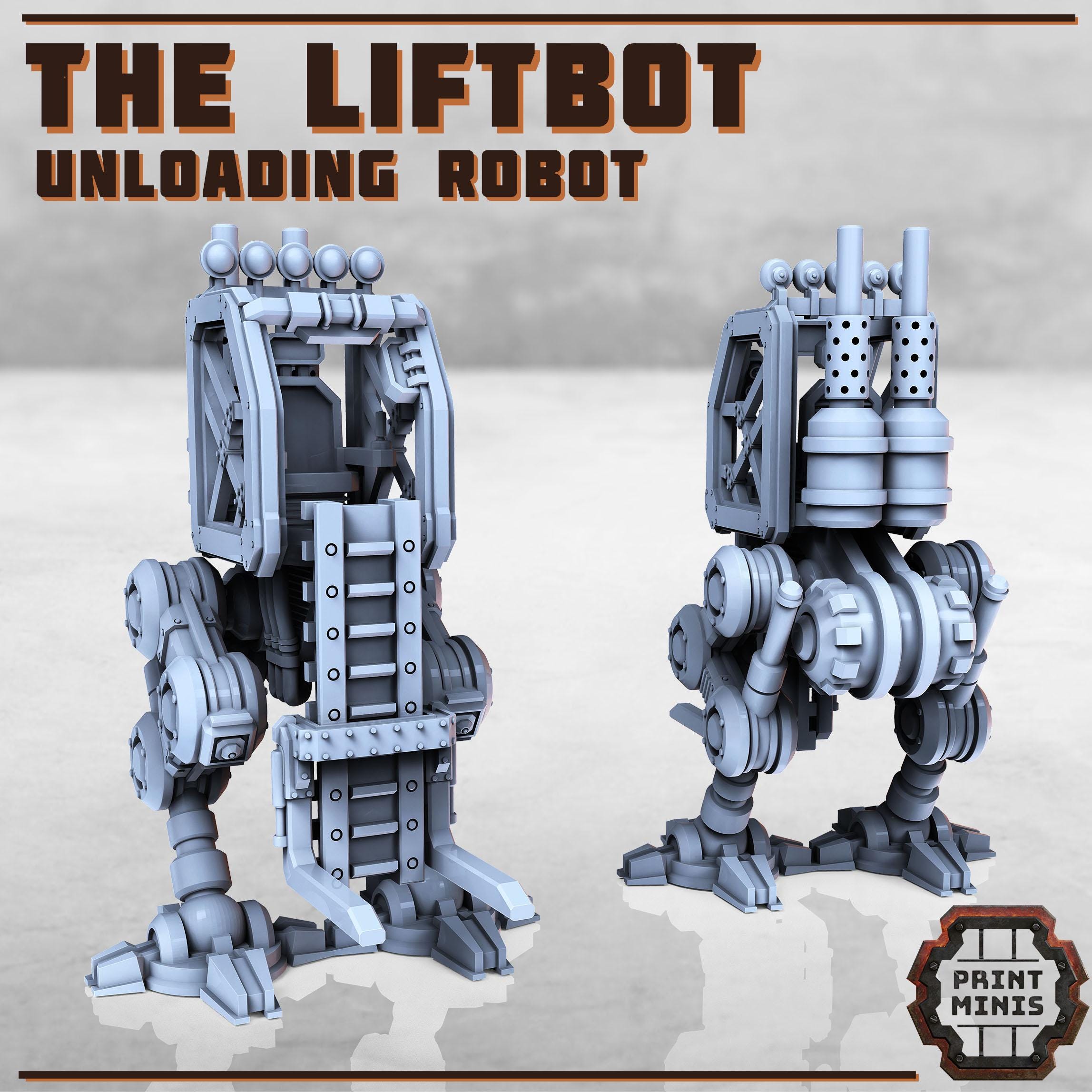 Print Minis - Liftbot - Unloading Robot