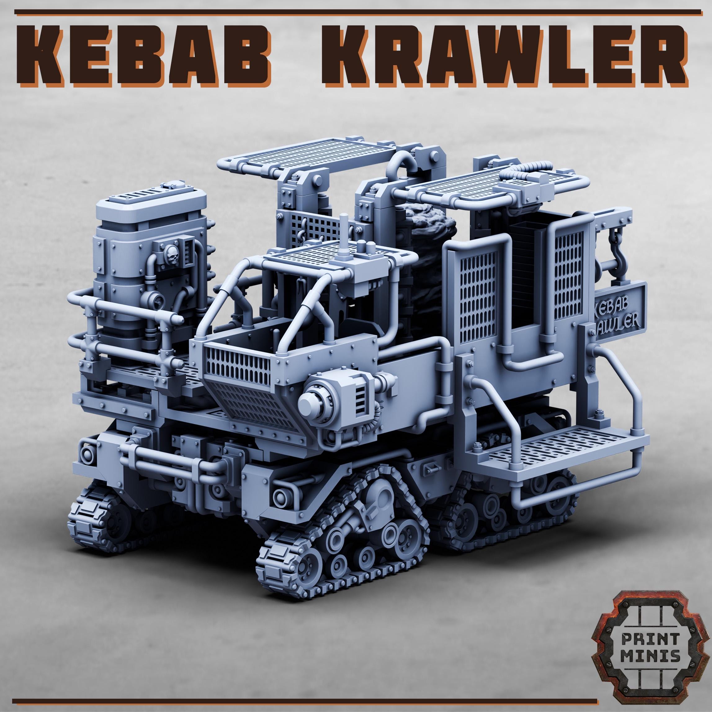 Print Minis - The Kebab Krawler w/ Chef