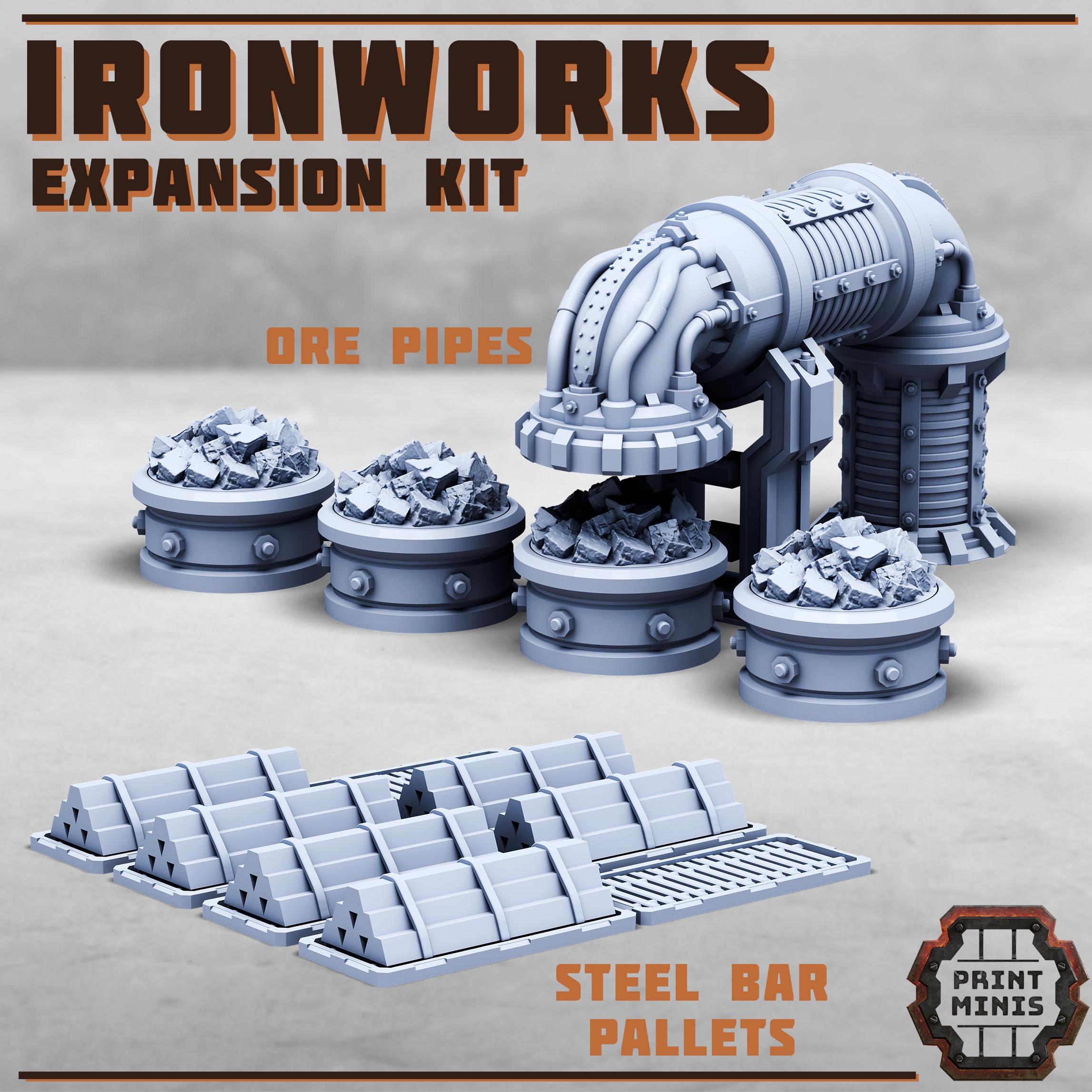 Print Minis - Ironworks Expansion - 32mm Basing