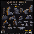 Castle Ruins - Basing Bits - 32mm Basing