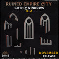 Gothic Windows - Basing Bits - 32mm Basing