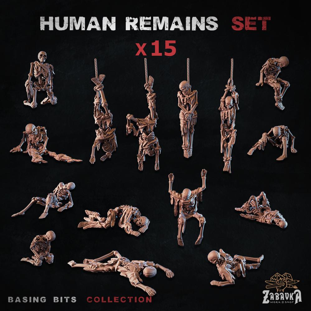 Human remains - Basing Bits - 32mm Basing