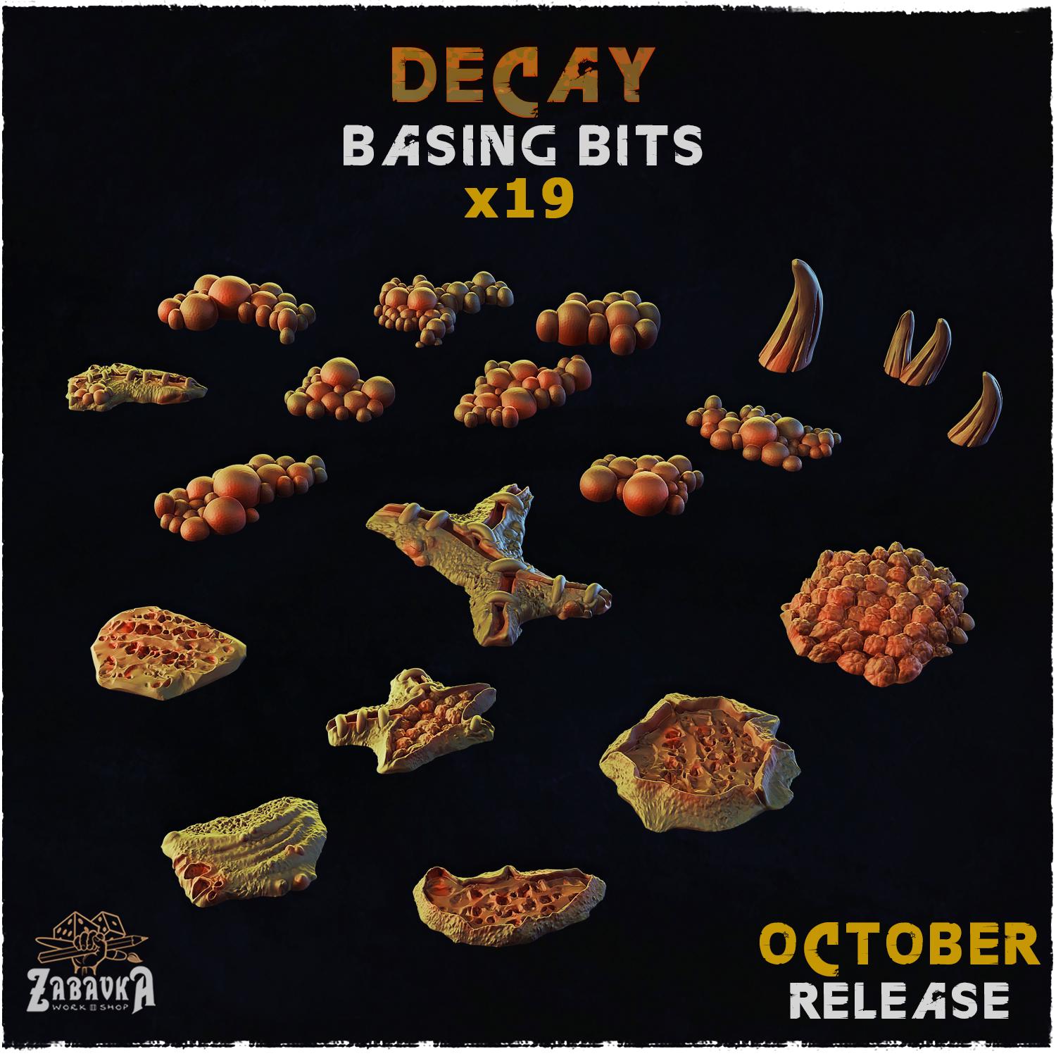 Decay - Basing Bits - 32mm Basing