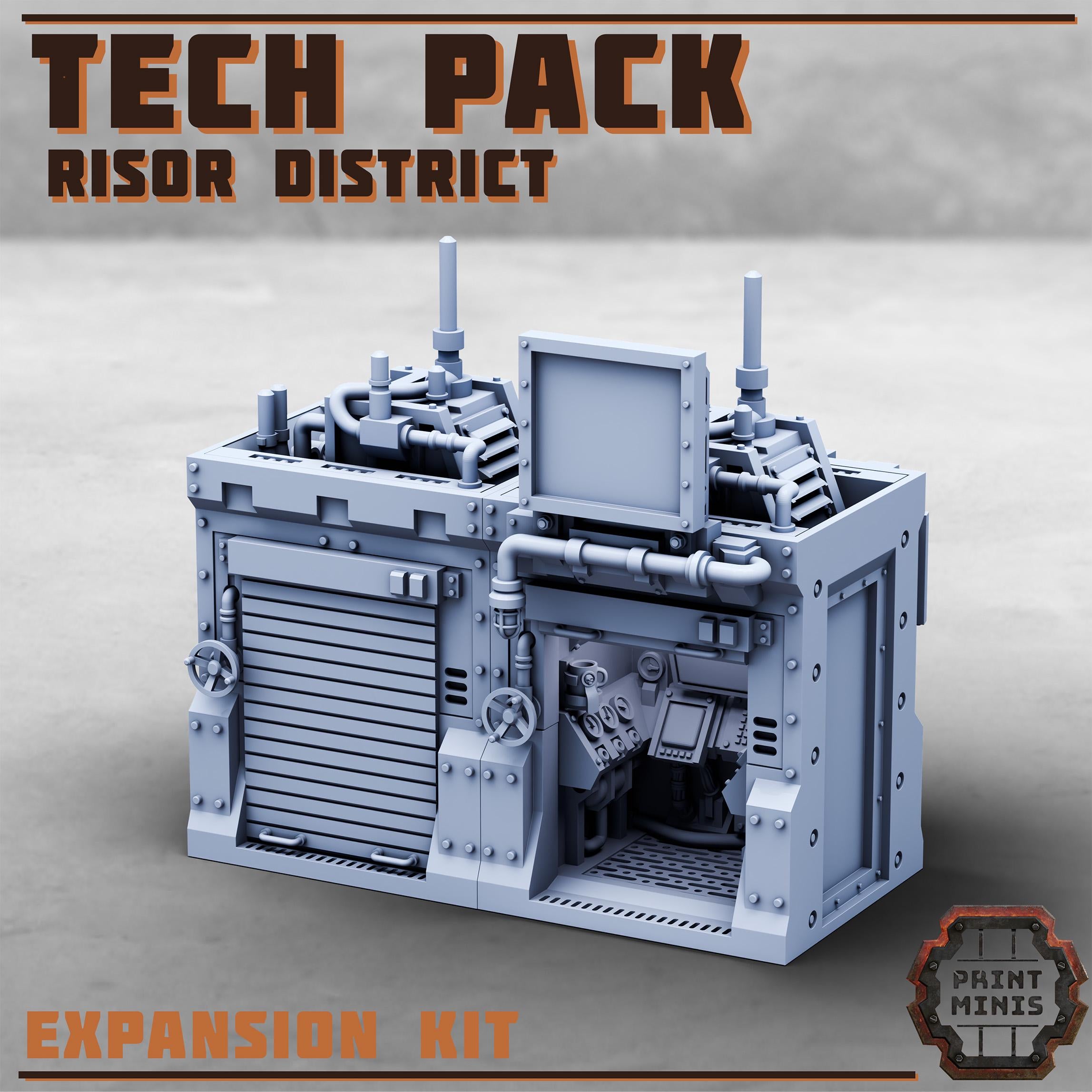 Print Minis - Tech Pack - Risor District Expansion