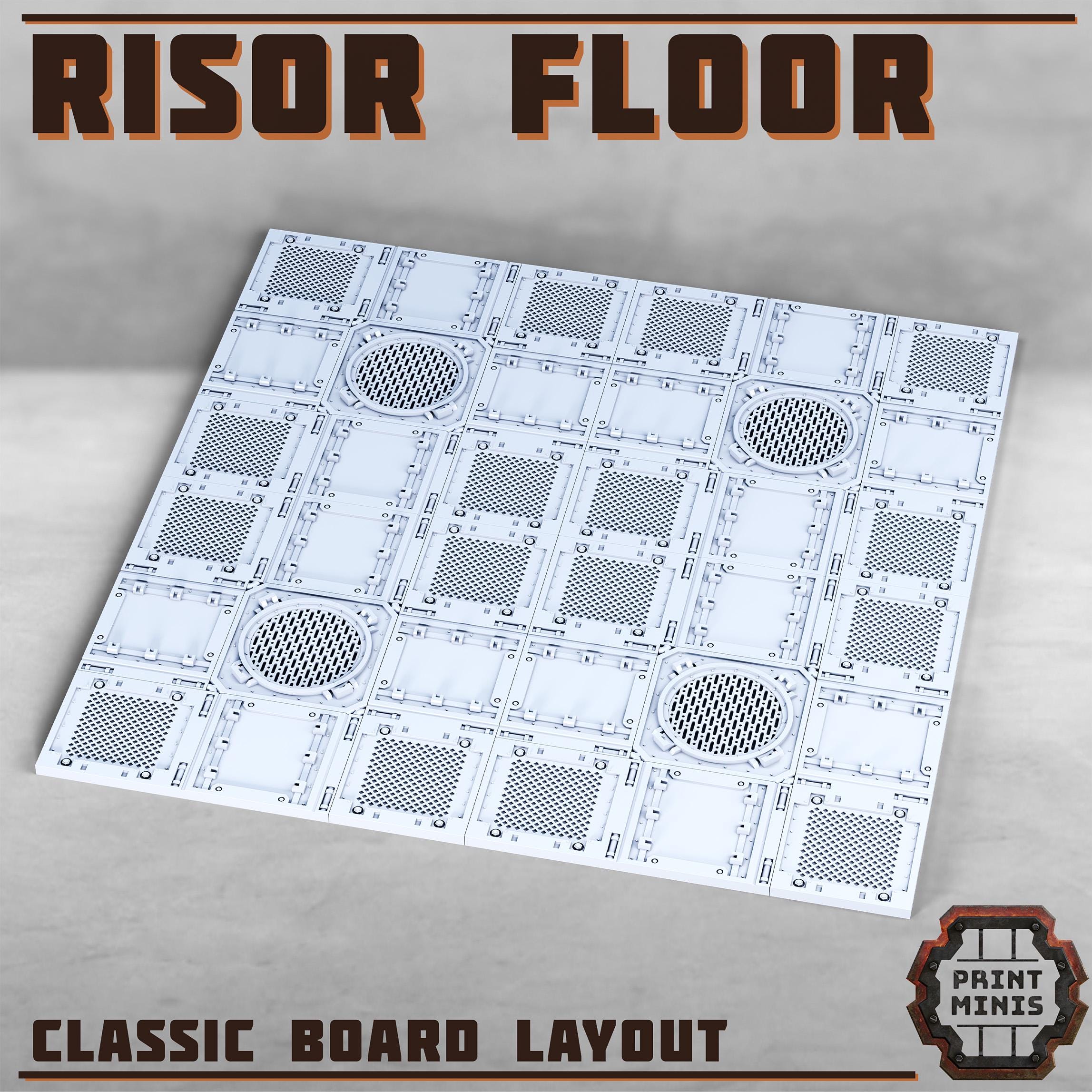 Print Minis - Risor District Floors