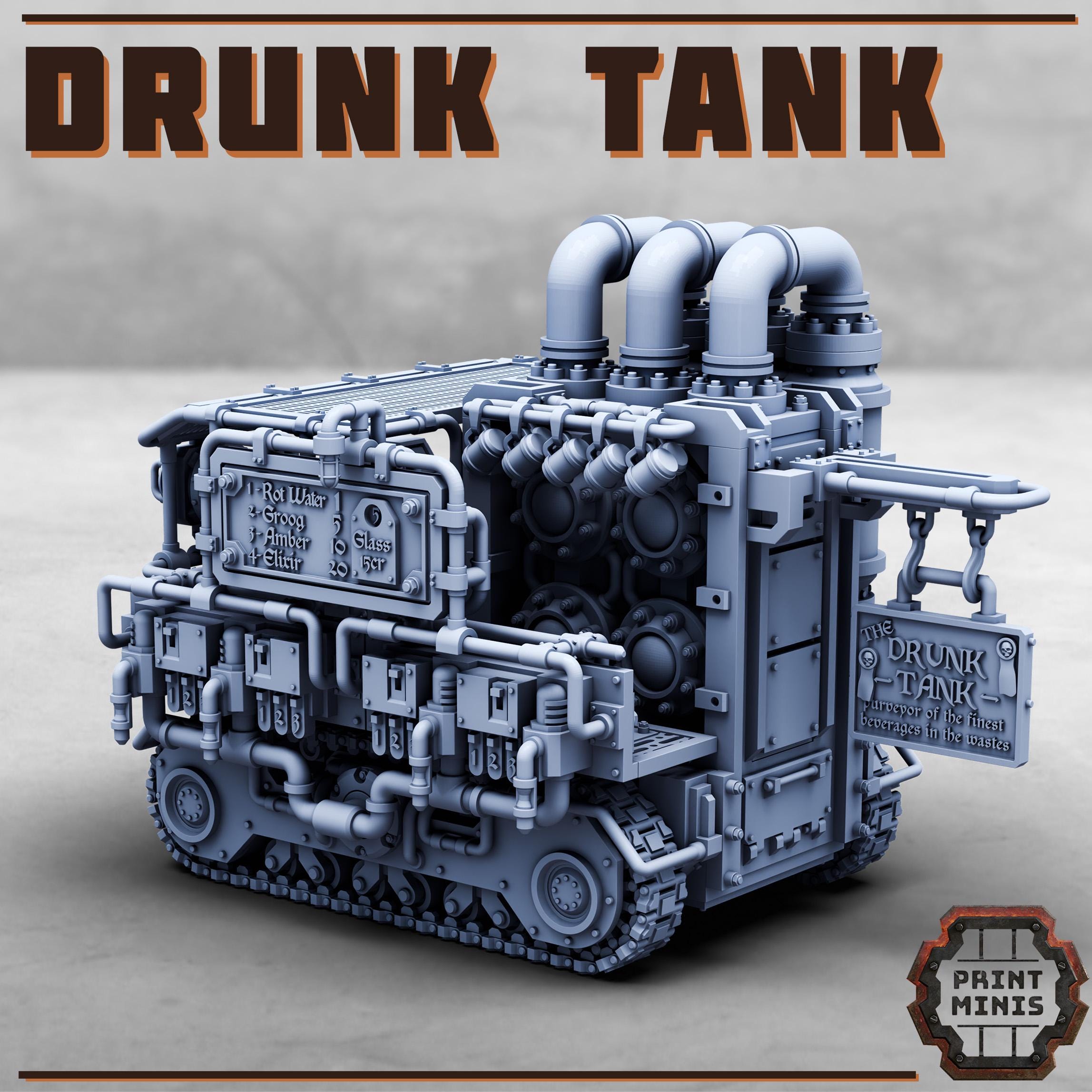 Print Minis - Drunk Tank w/ Bar Keeper
