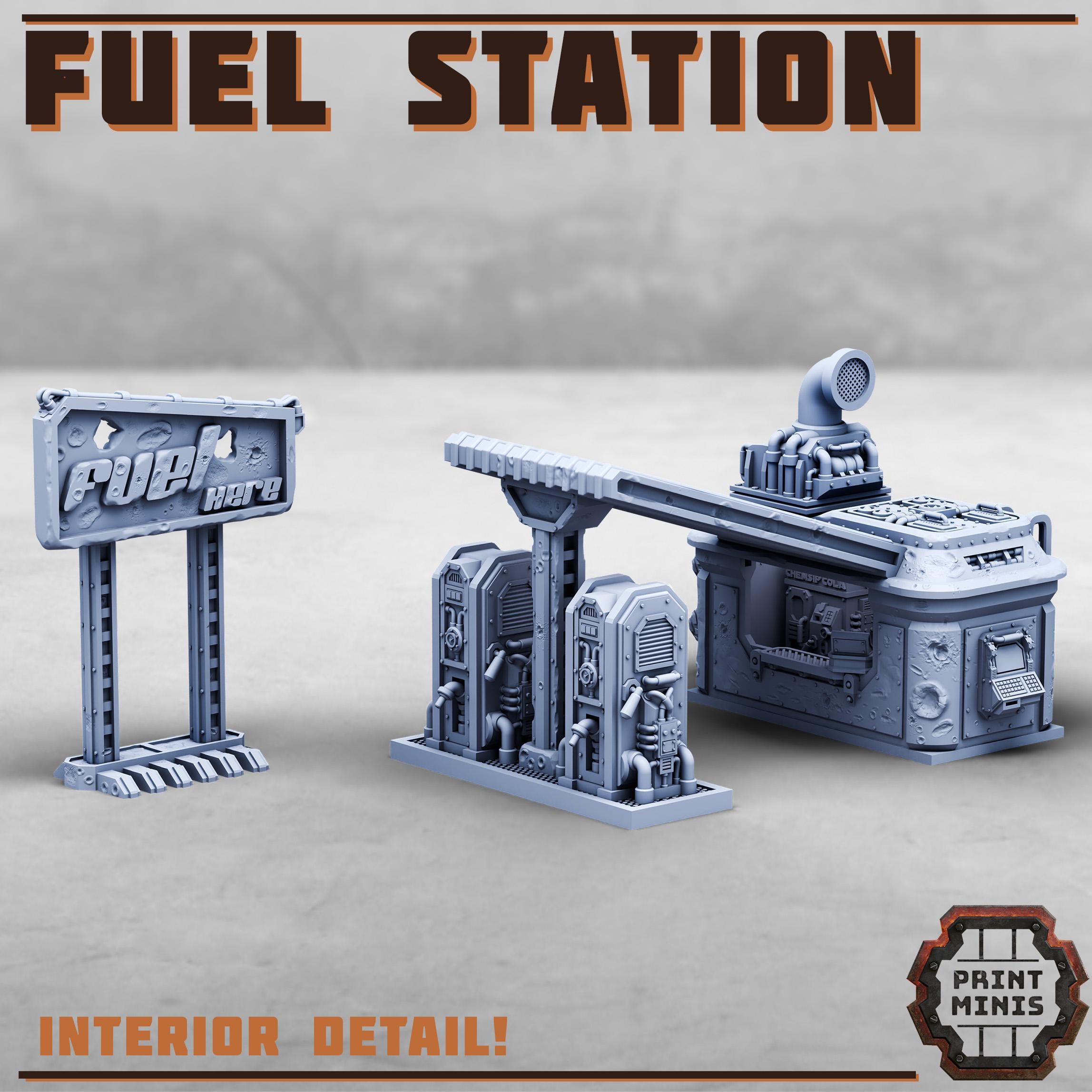 Print Minis - Fuel Station