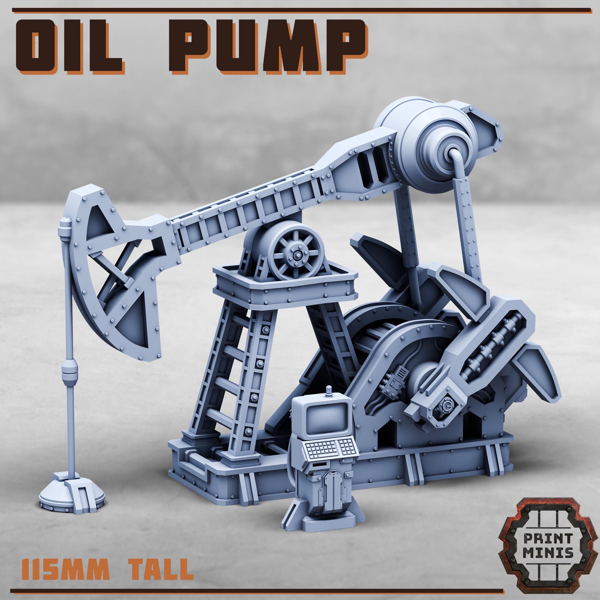 Print Minis - Oil Pump - 32mm Basing