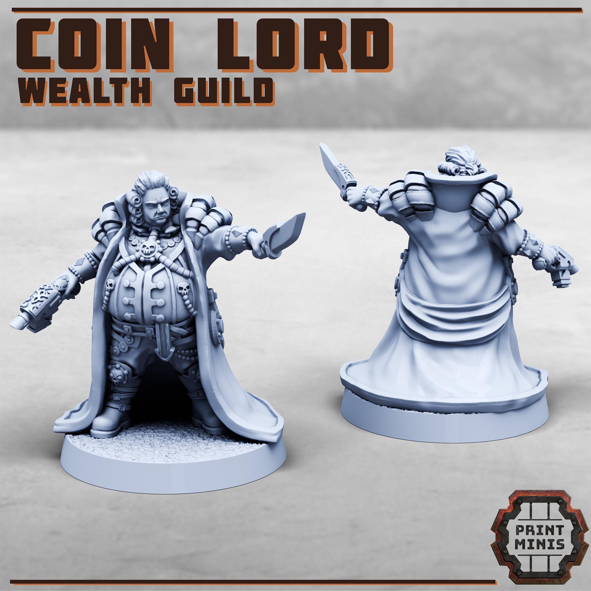Print Minis - Coin Lord - Wealth Guild