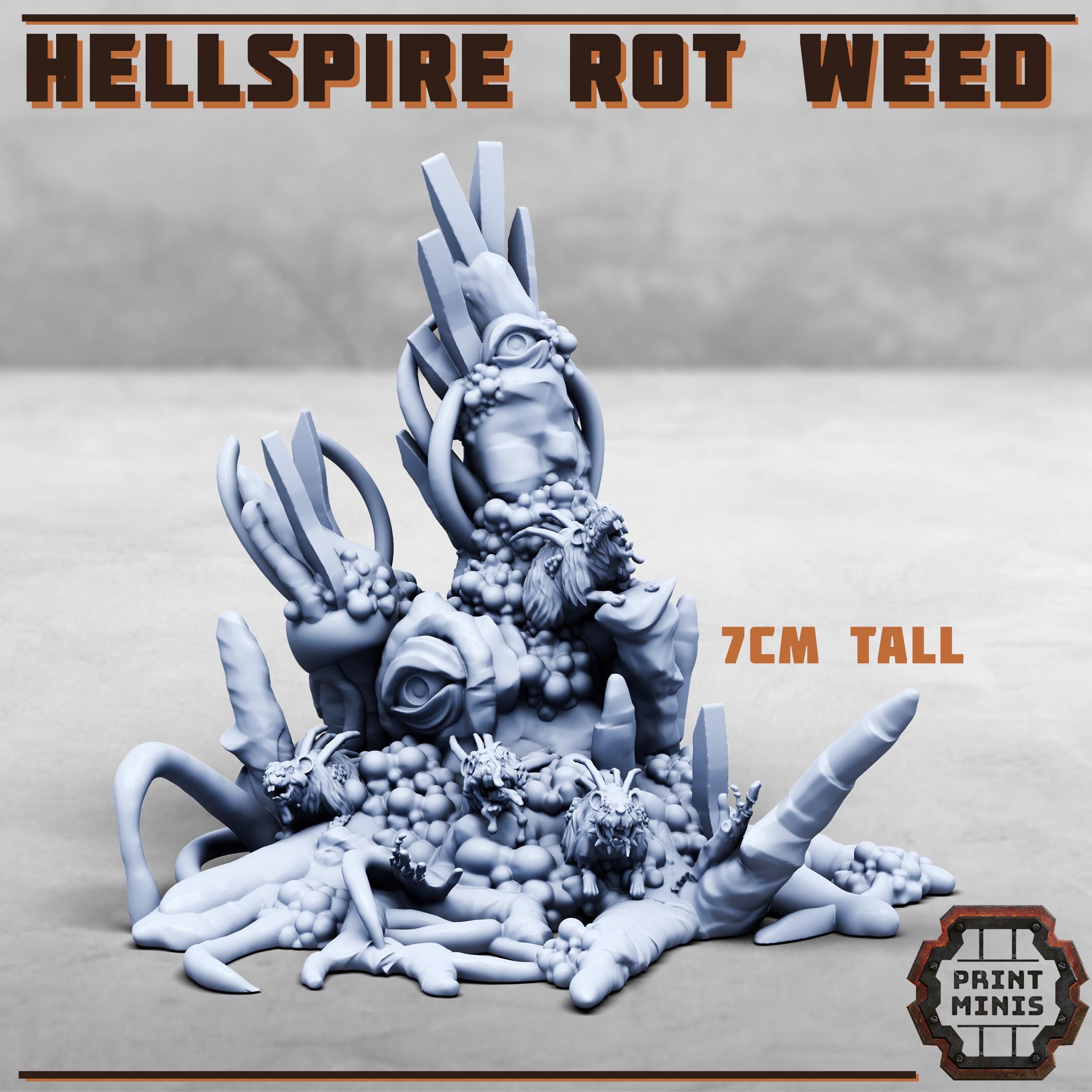 Print Minis - Mutated Hellspire Rot Weed