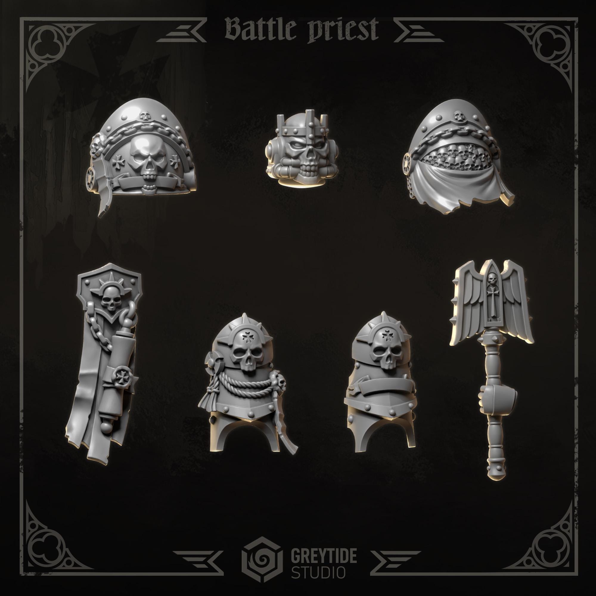 Eternal Crusaders - Termi Battle Priest - GreyTide Studio