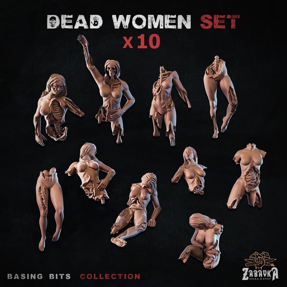 Dead Women - Basing Bits - 32mm Basing
