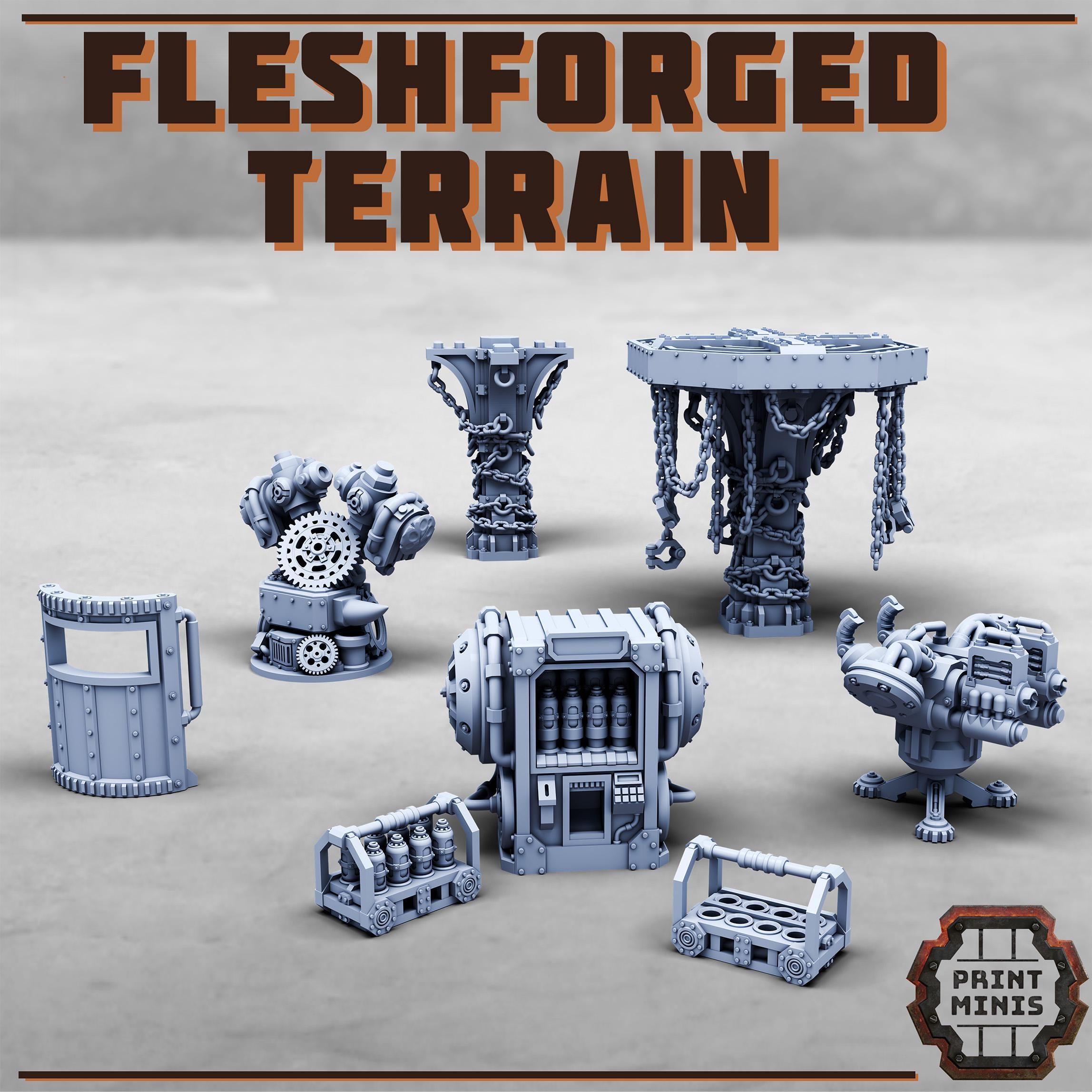 Print Minis - Fleshforged Gang Traps