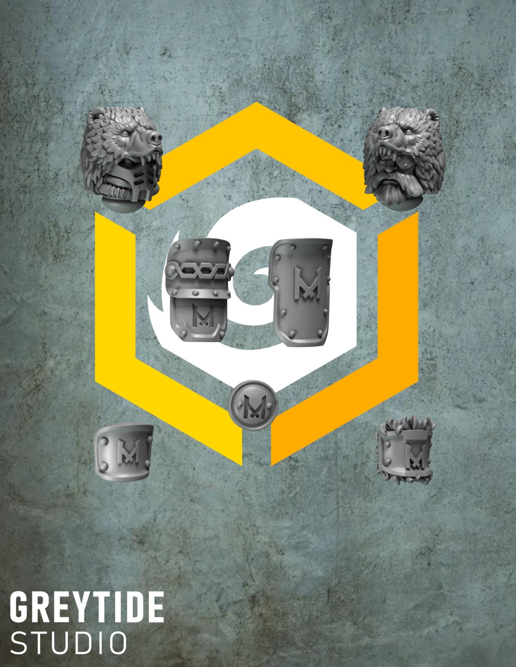 Primal Hounds - Bear Company Bits - GreyTide Studio