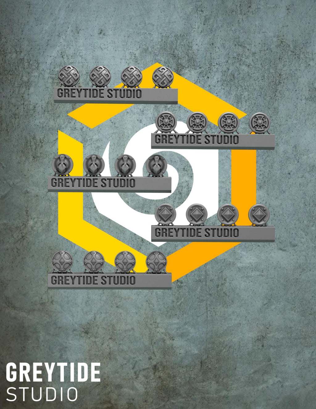 Primal Hounds - Decoration Rack #2 - GreyTide Studio
