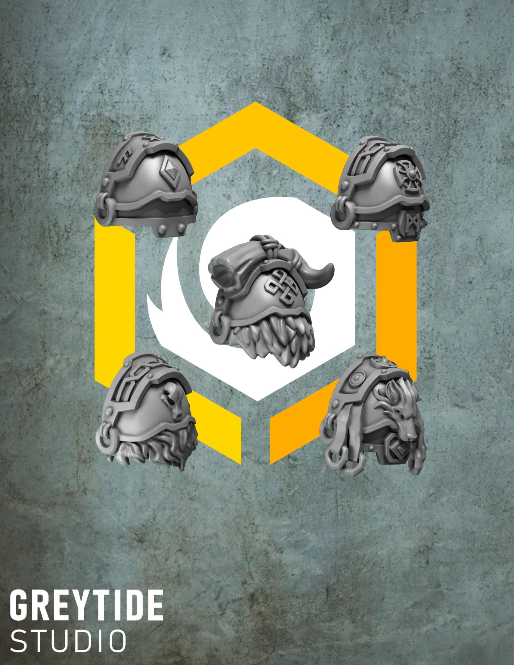 Primal Hounds - Termi Shoulderpads #3 - GreyTide Studio
