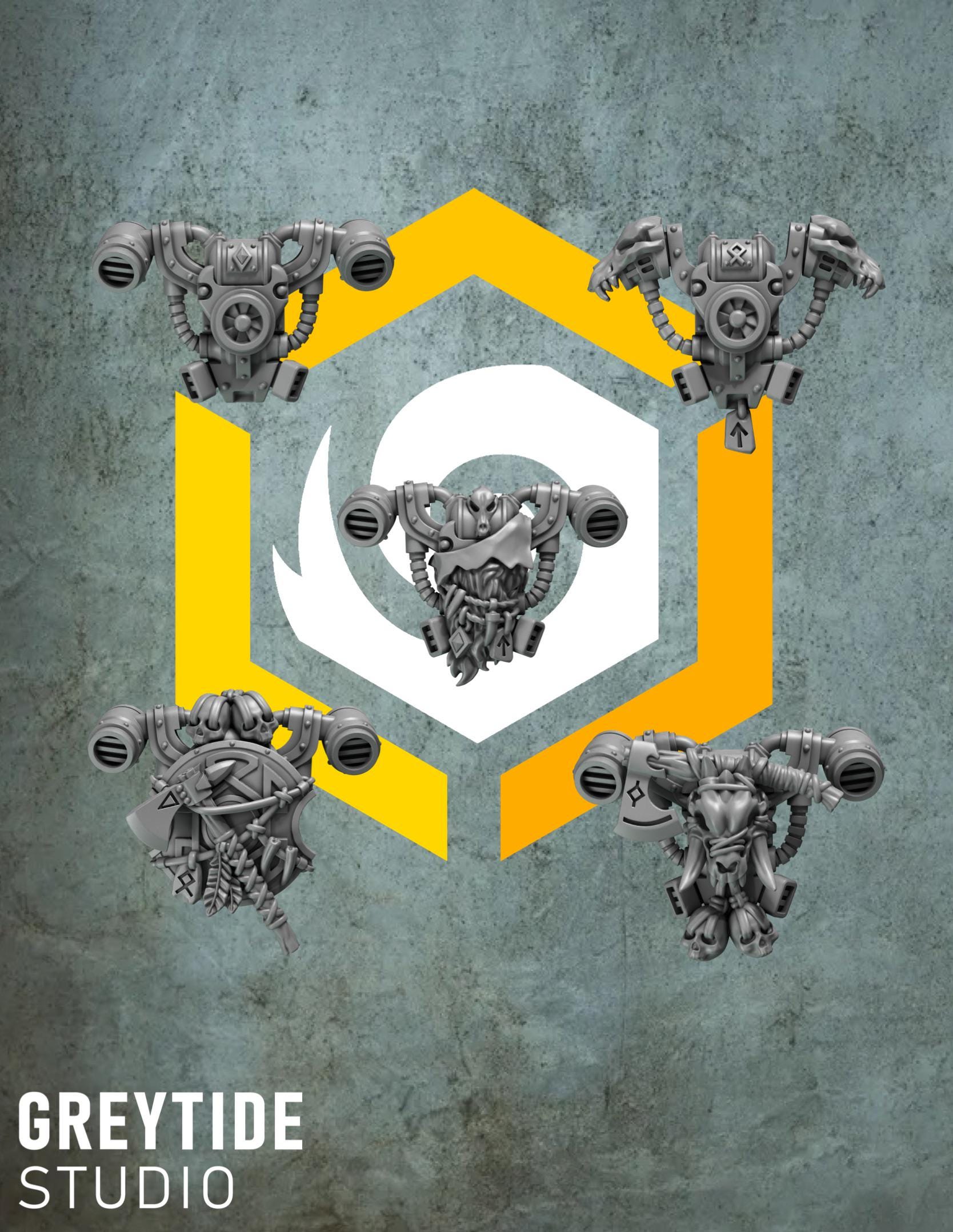Primal Hounds - Backpacks #2 - GreyTide Studio