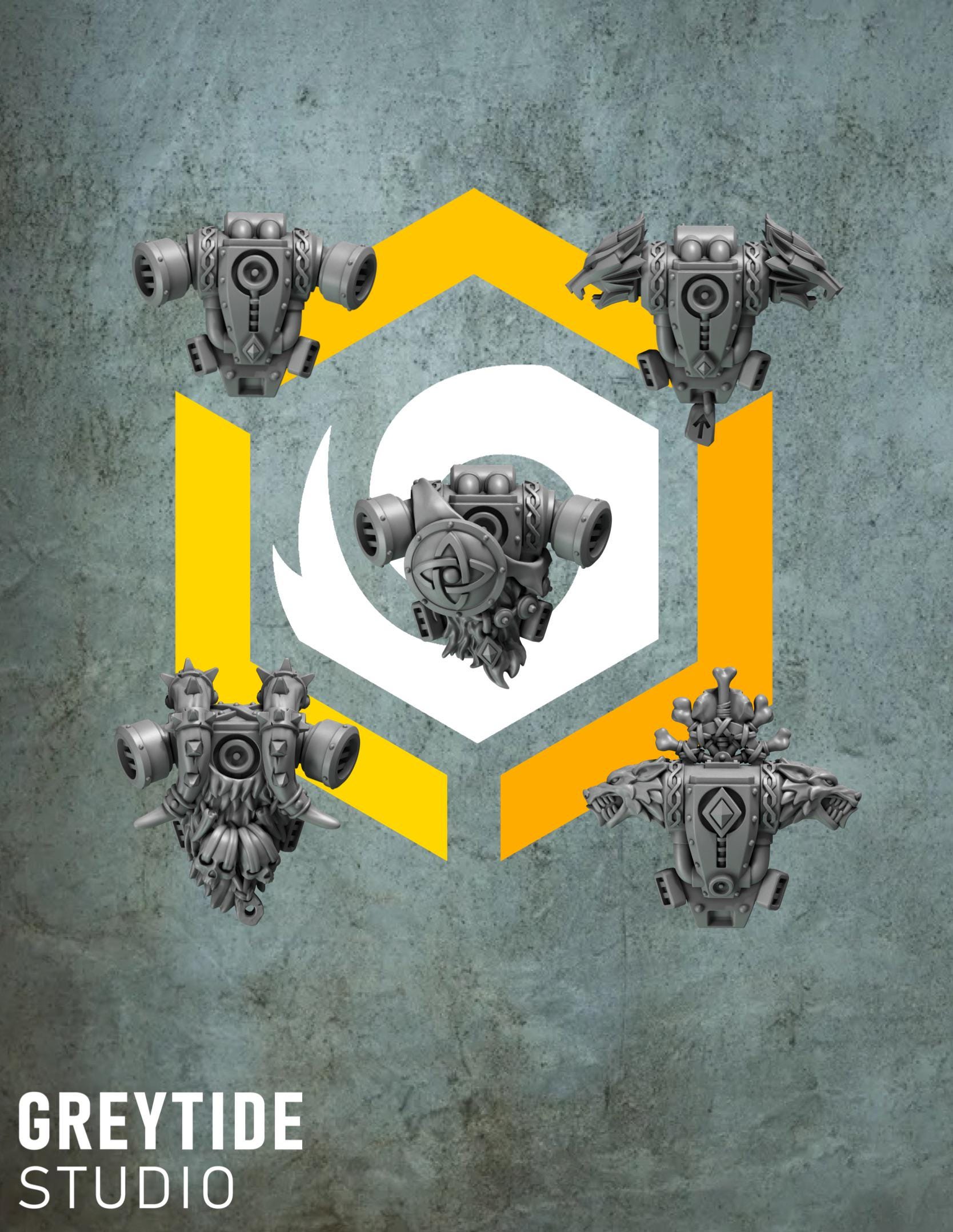Primal Hounds - Backpacks #1 - GreyTide Studio