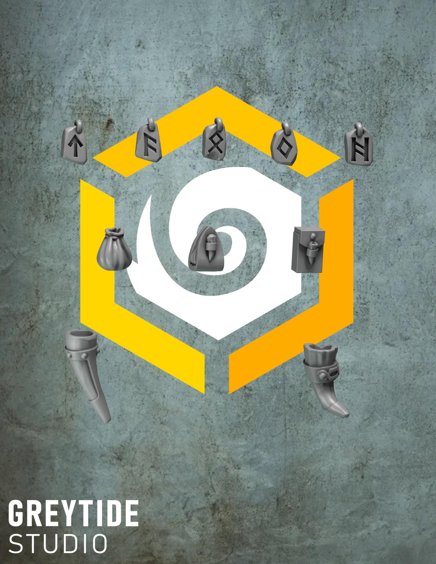 Primal Hounds - Belt Decoration - GreyTide Studio