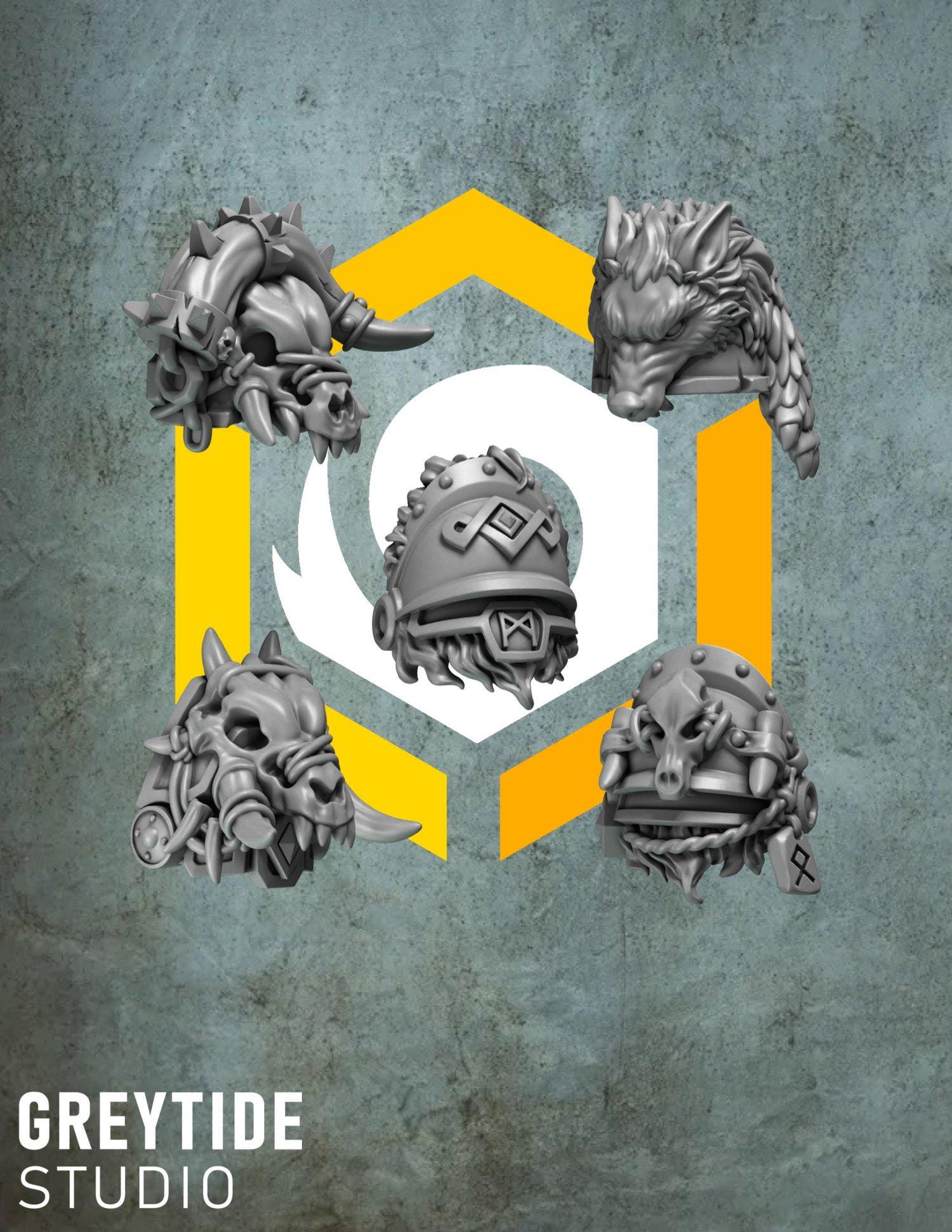 Primal Honds -  Shoulderpads 4 - GreyTide Studio