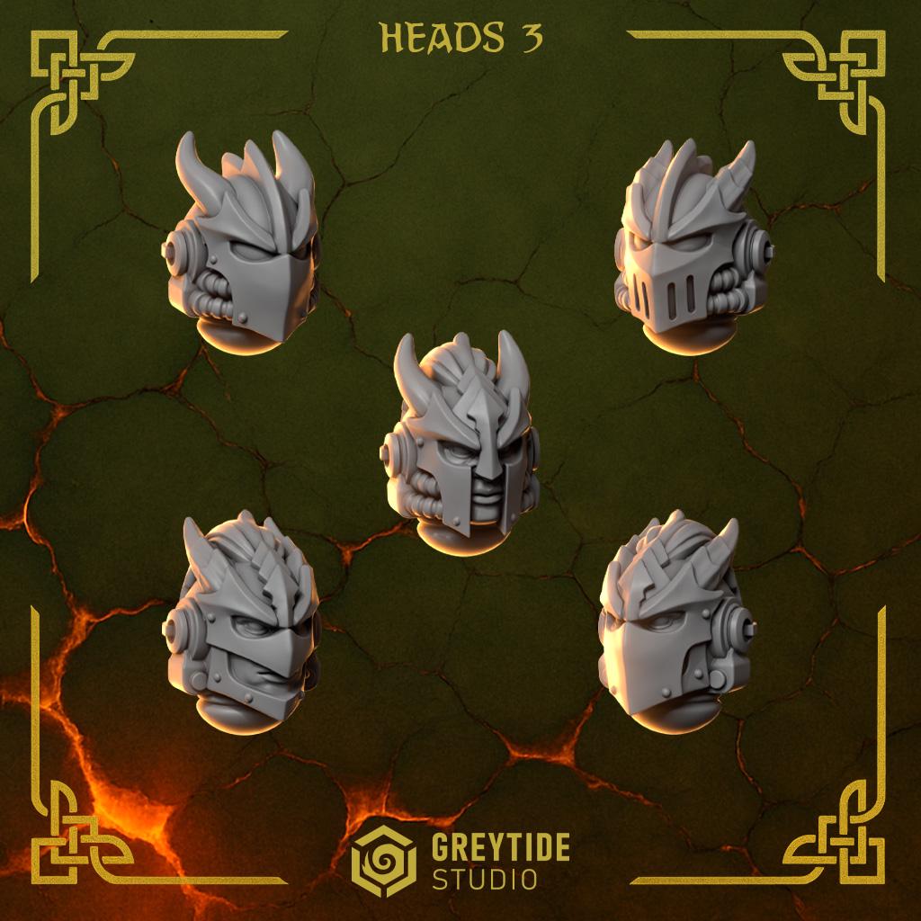 Anvil Wardens -  Heads 3 - GreyTide Studio