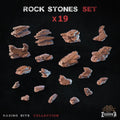 Rock stones - Basing Bits - 32mm Basing