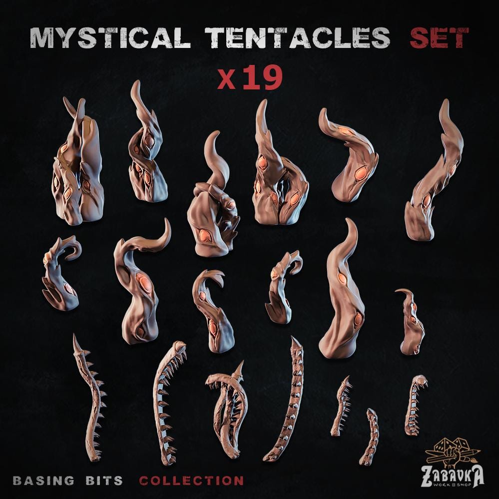 Mystical Tentacles - Basing Bits - 32mm Basing