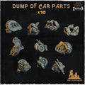Dump of car parts - Basing Bits - 32mm Basing