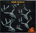 Deer Skulls - Basing Bits - 32mm Basing